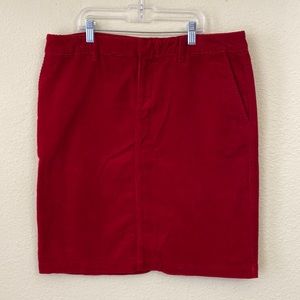 American Living Red Skirt
